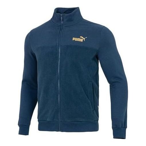 

Куртка golden track jacket 'blue gold' Puma, синий
