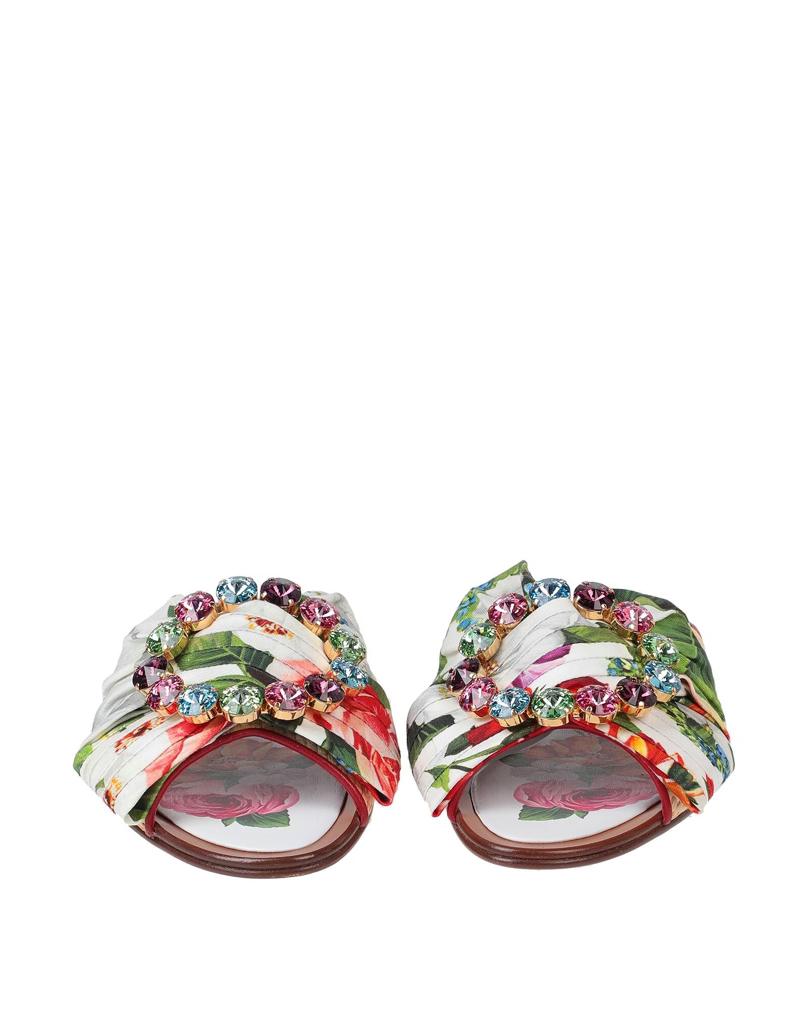 Сандалии Dolce&Gabbana, бордовый — фото 4