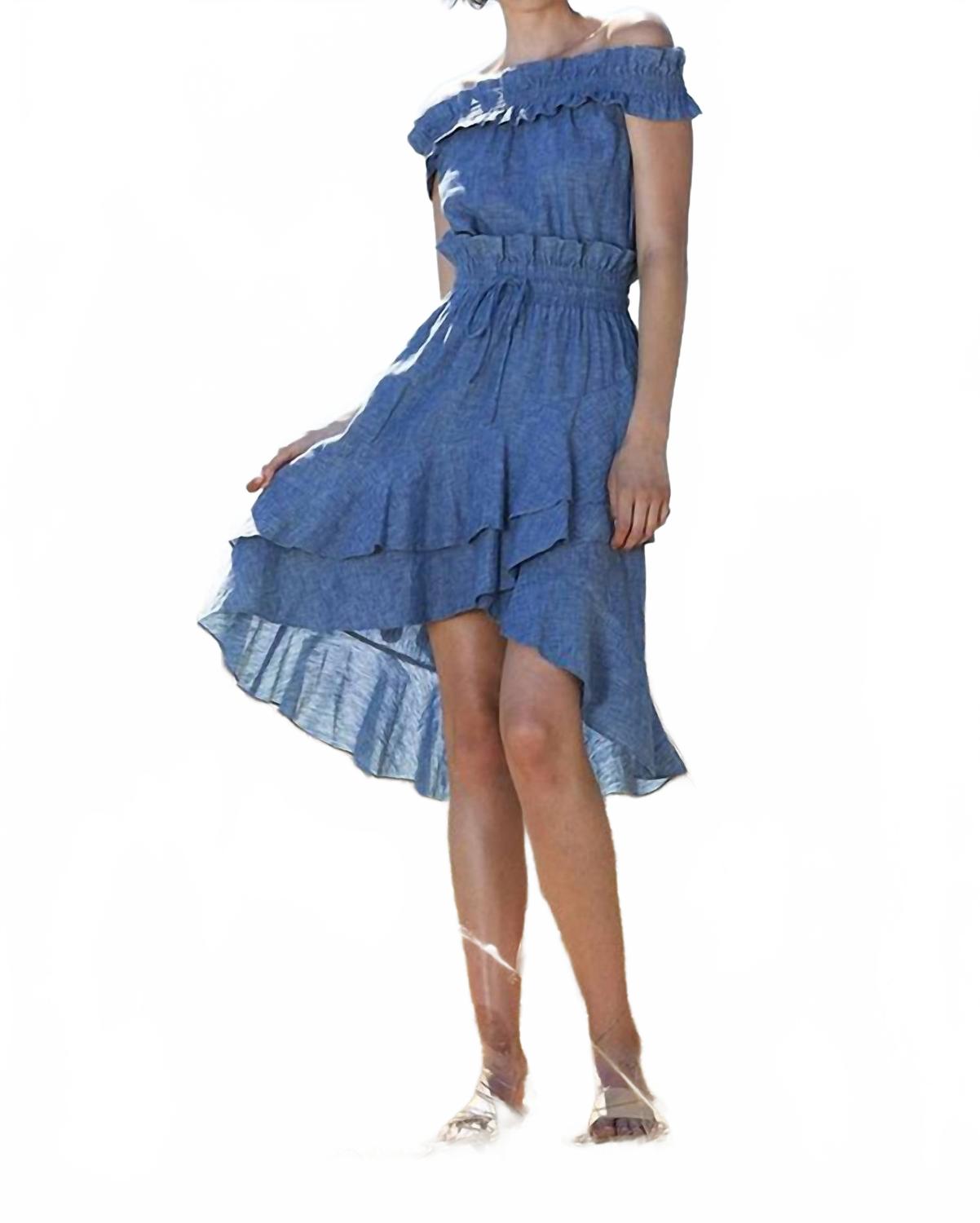 

Юбка Слоан из шамбре THE JETSET DIARIES, chambray