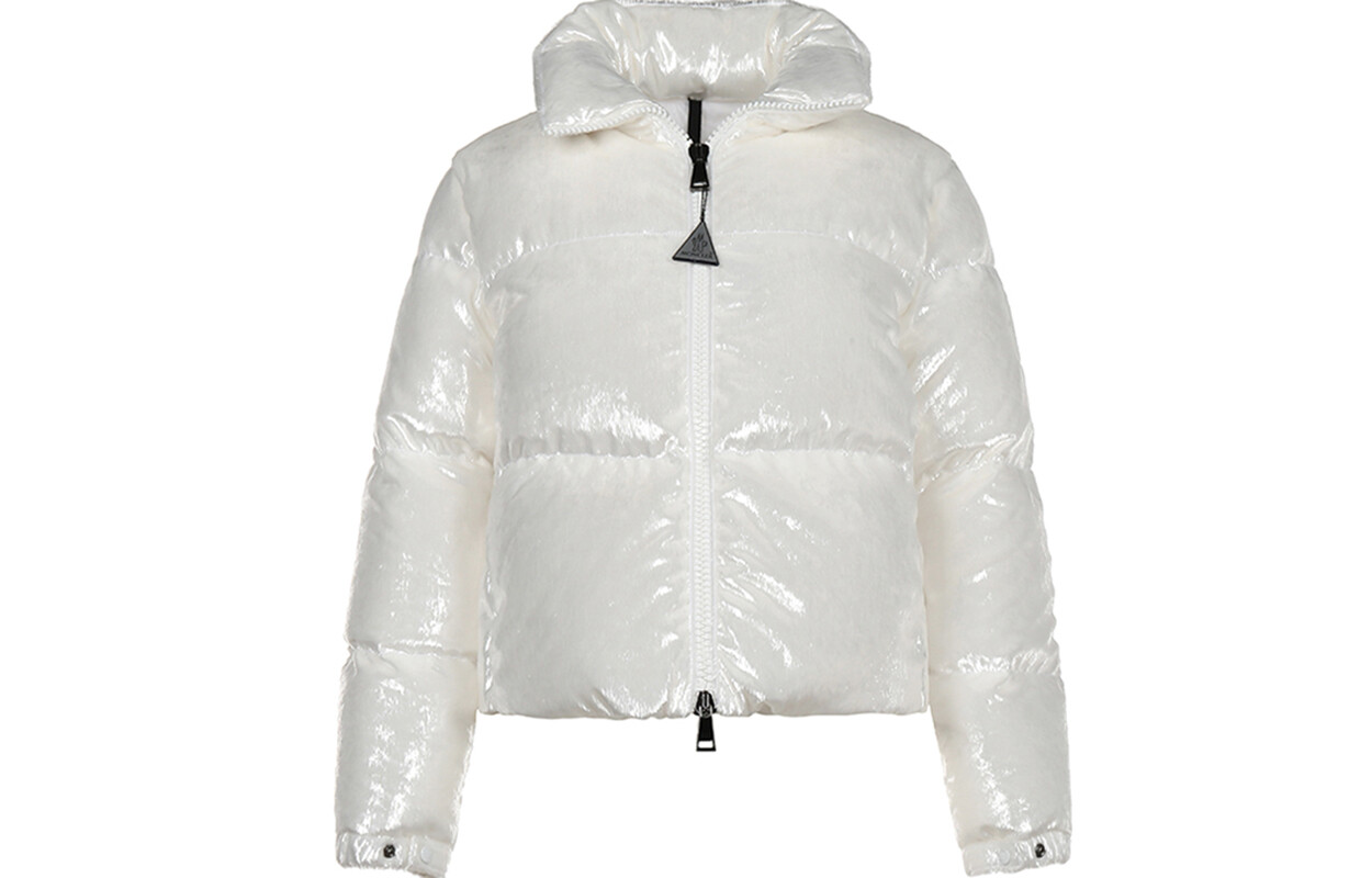 

Пуховик женский белый Moncler