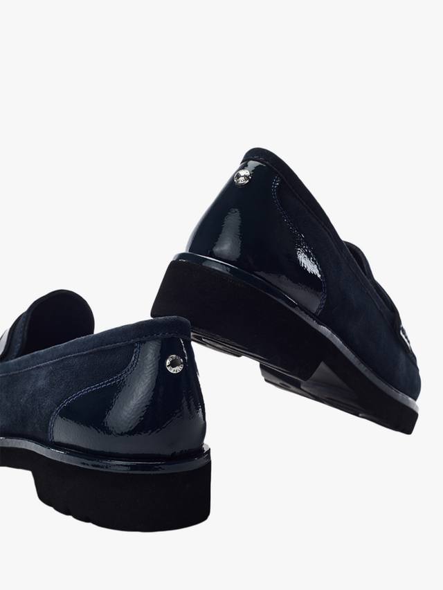 Ellaria замшевые лоферы Moda in Pelle, Navy — фото 3