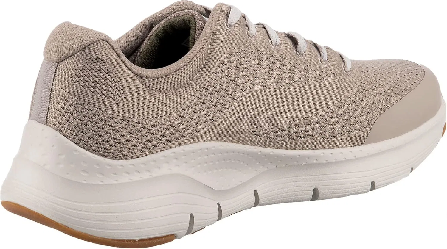 Кроссовки Skechers, Taupe Textile Synthetic Trim — фото 4