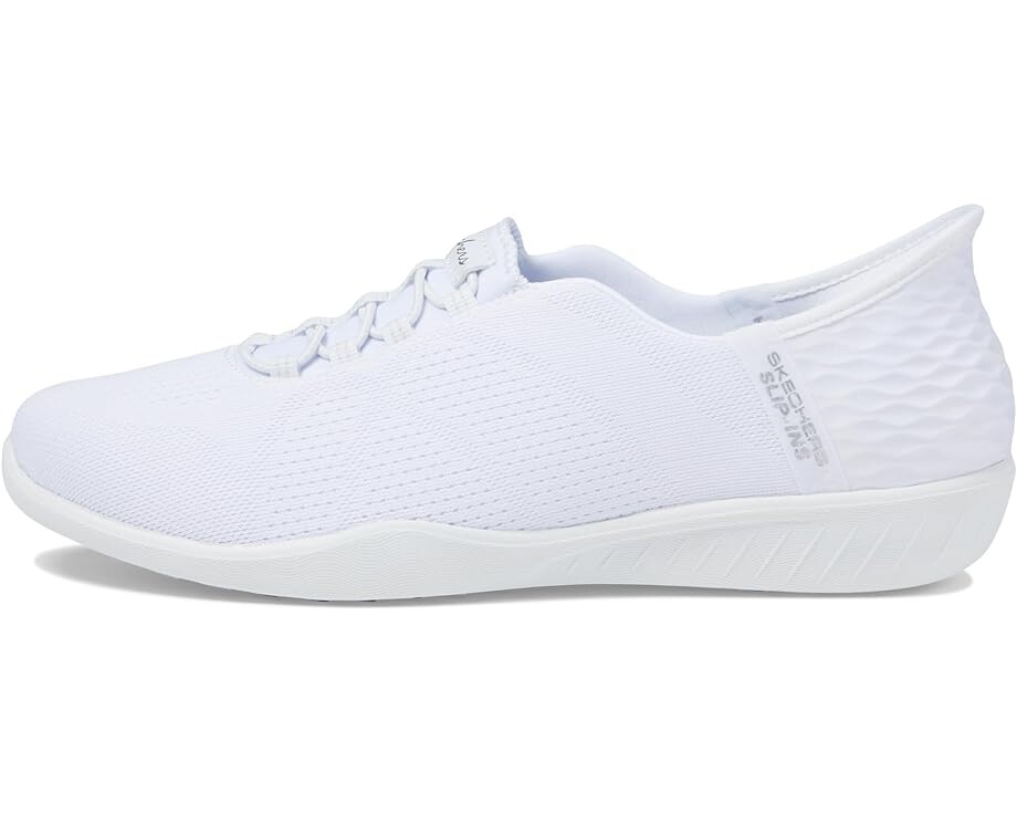 Кроссовки SKECHERS Newbury St - Lightly Hands Free Slip-Ins, белый — фото 4