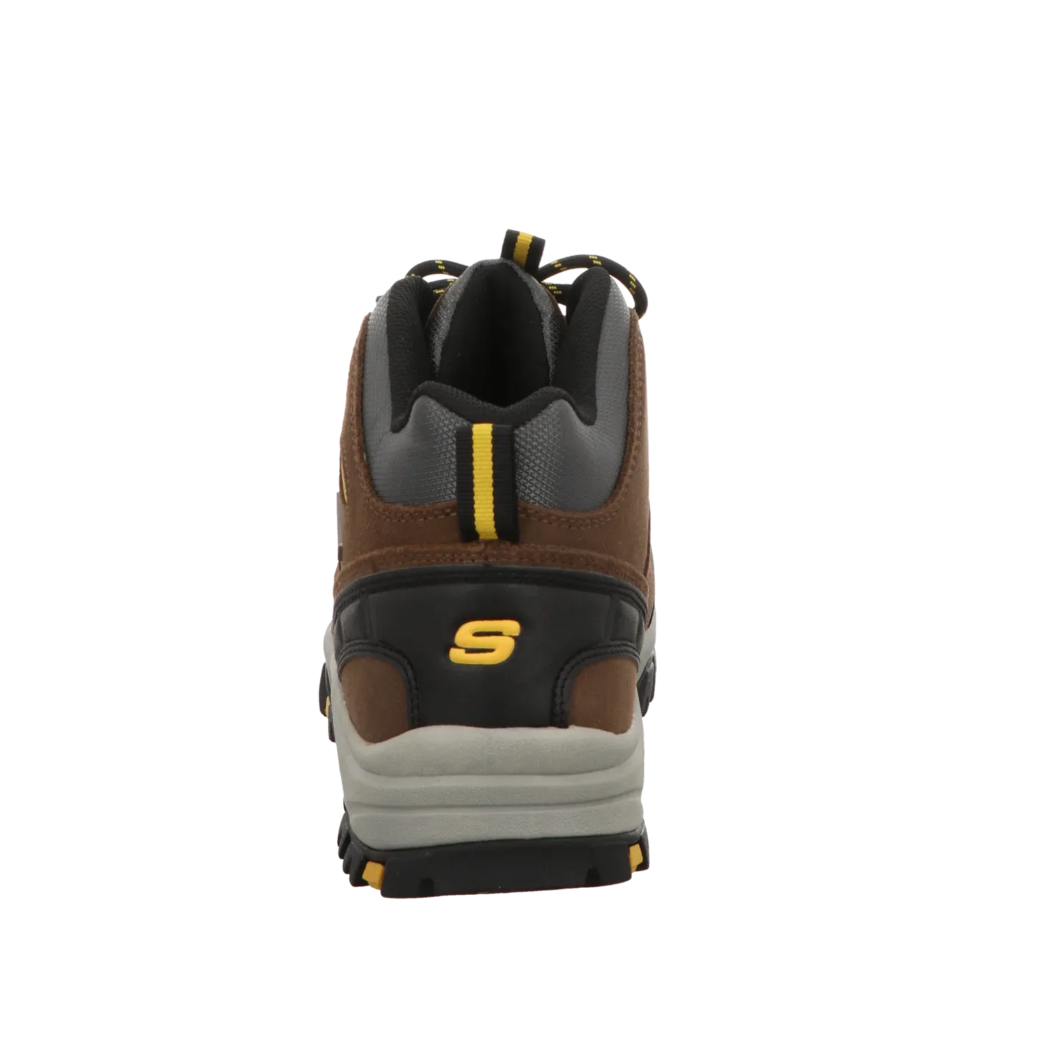Ботинки шнурованные, кожа, Skechers, зеленый — фото 4