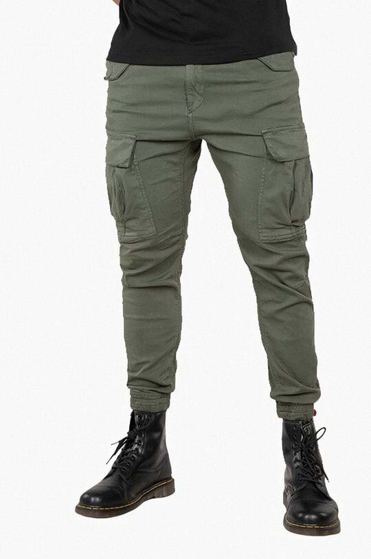 

Хлопковые брюки Airman Alpha Industries, зеленый