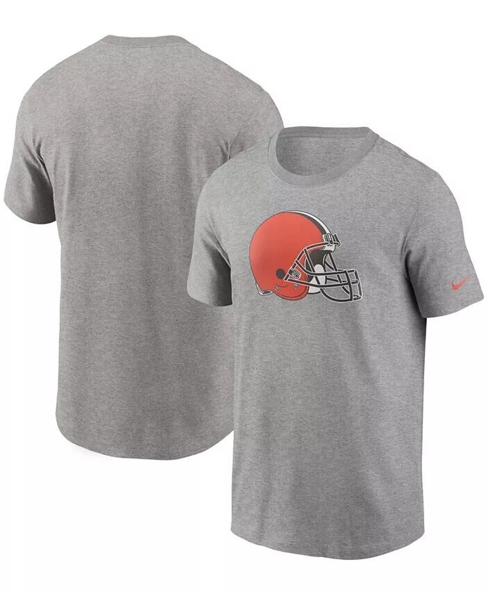 

Мужская серая футболка с логотипом Cleveland Browns Primary Nike