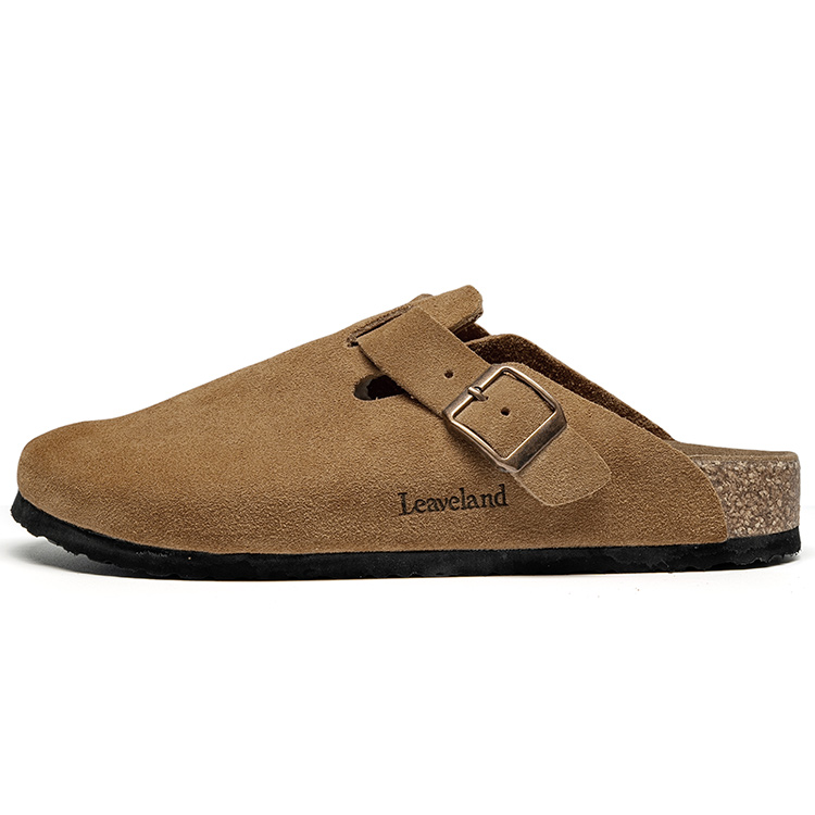 

Сандалии с закрытым носком мужские LEAVELAND, Yellow Brown