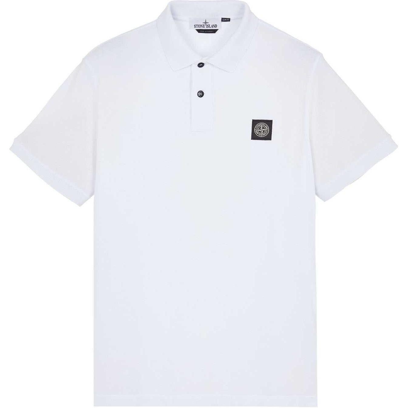 

Рубашка поло мужская белая Stone Island, белый