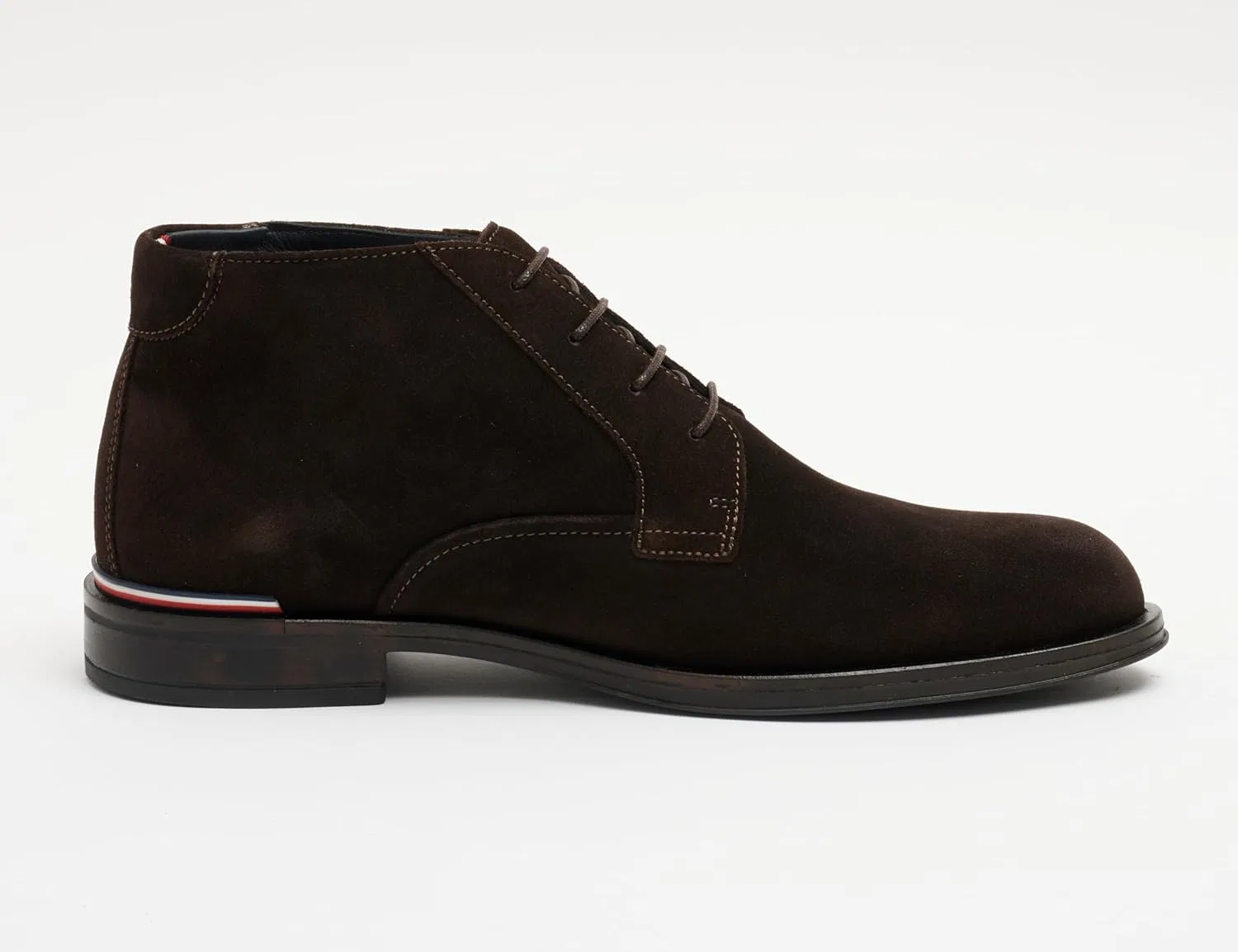 Мужские высокие ботинки Tommy Hilfiger Signature Hilfiger Fm0fm, Brown Dark Coffee — фото 4