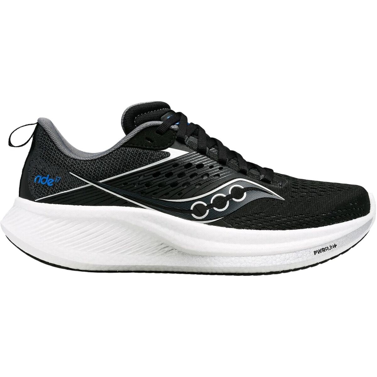 

Кроссовки для бега ride 17 Saucony, цвет black/white