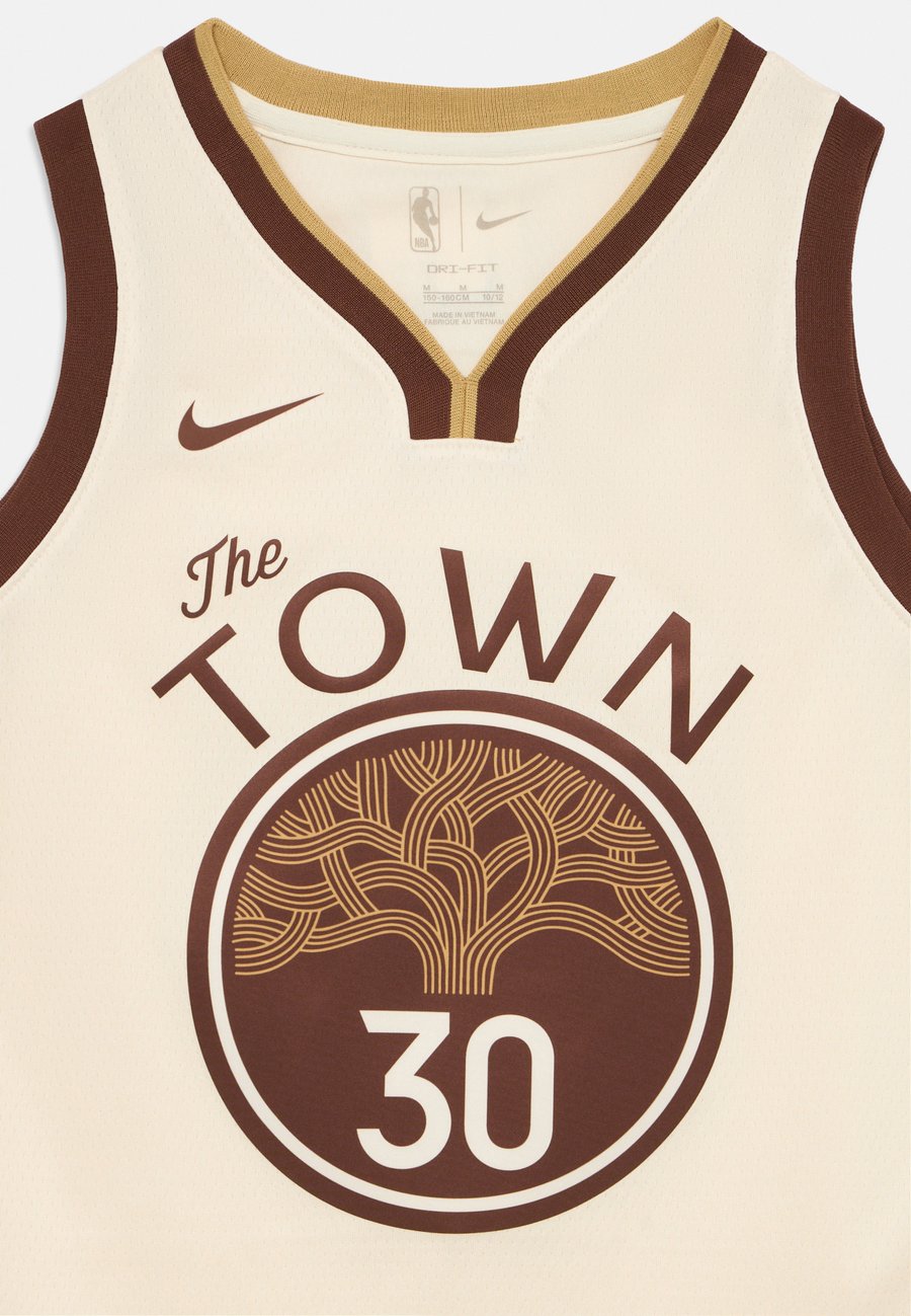 Топ Nike Performance NBA GOLDEN STATE WARRIORS BOYS STEPHEN CURRYCE SWINGMAN UNISEX, Natural/Beige — фото 3