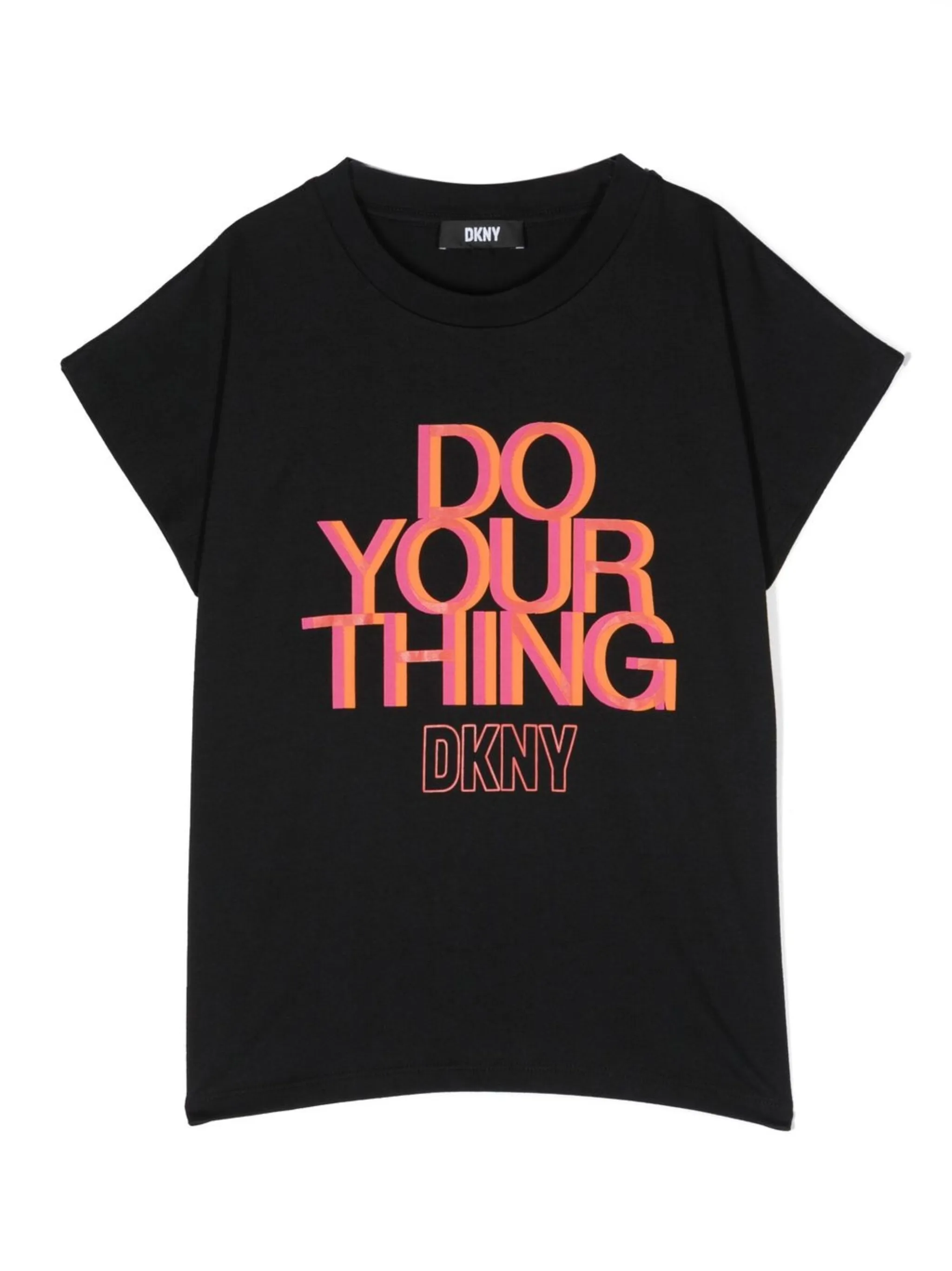 

Футболка с логотипом Dkny Kids, черный