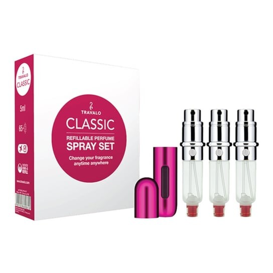 

Распылитель Travalo Classic HD 3 x 5 мл - розовый