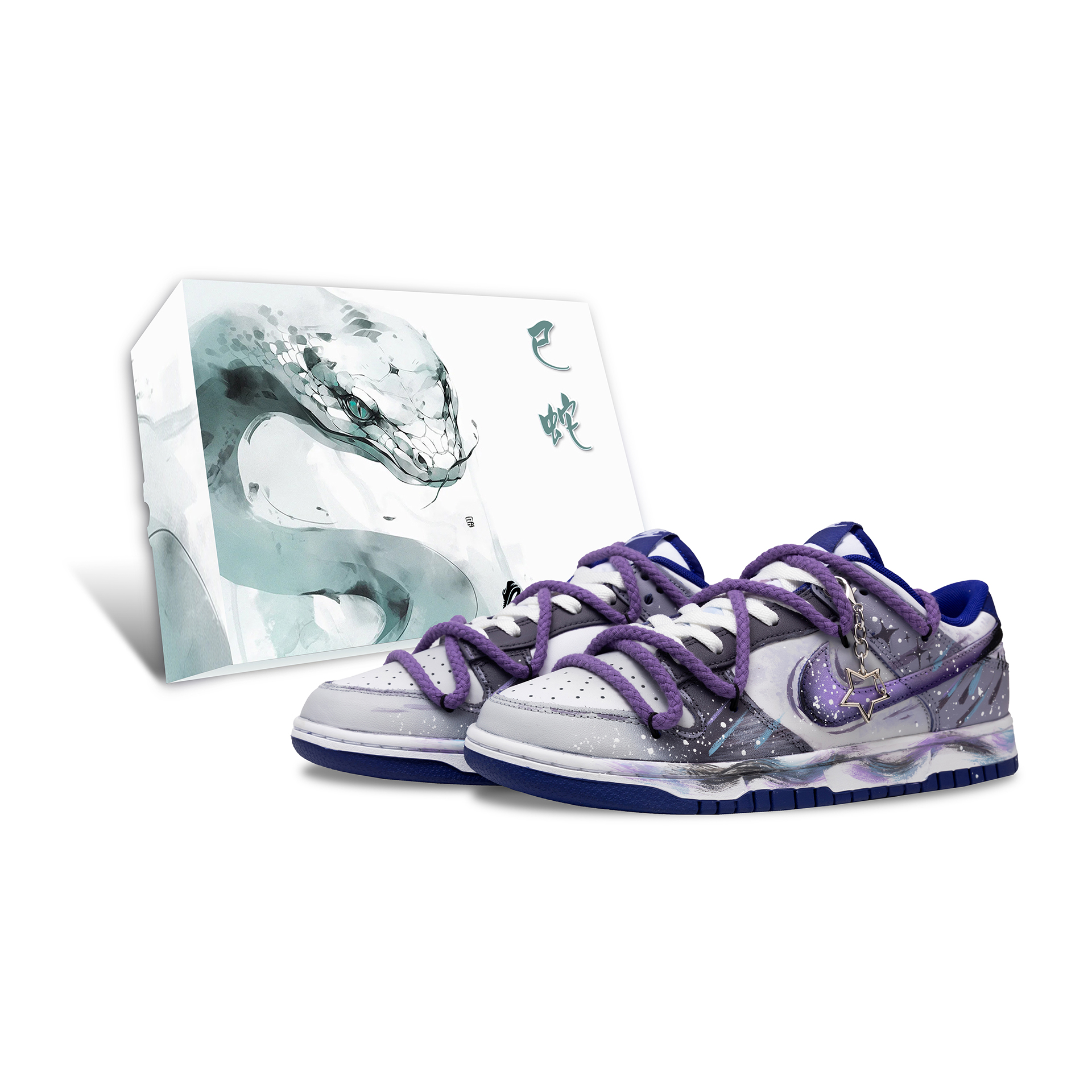 

Nike Кроссовки для скейтбординга Dunk Slip с амортизацией, износостойкие, низкие, мужские, фиолетовые