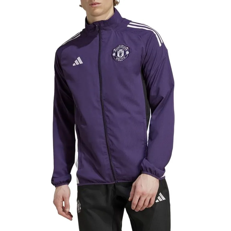 Куртка Manchester United мужская Adidas, фиолетовый — фото 3