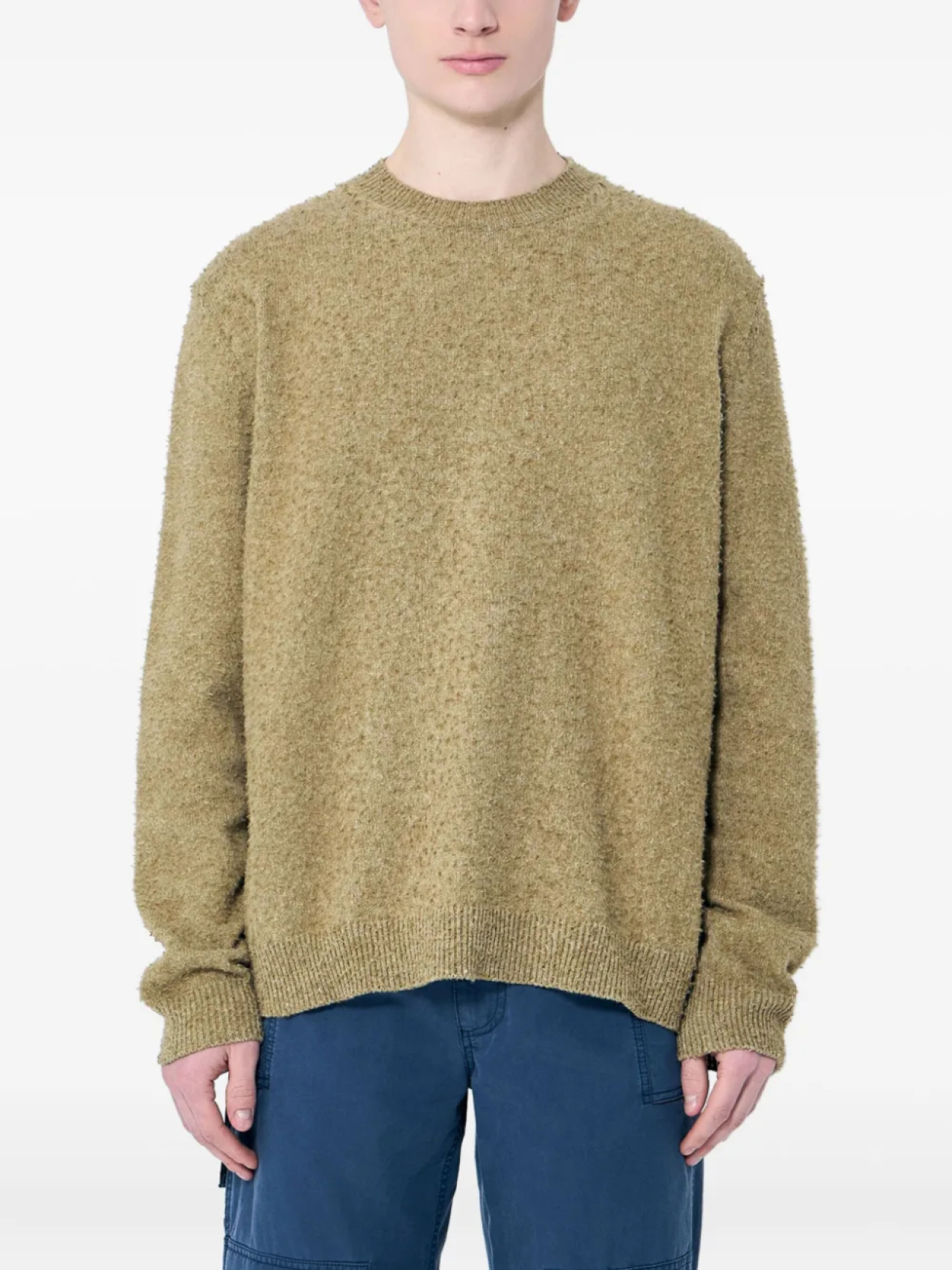 

Фактурный джемпер Maison Margiela, коричневый