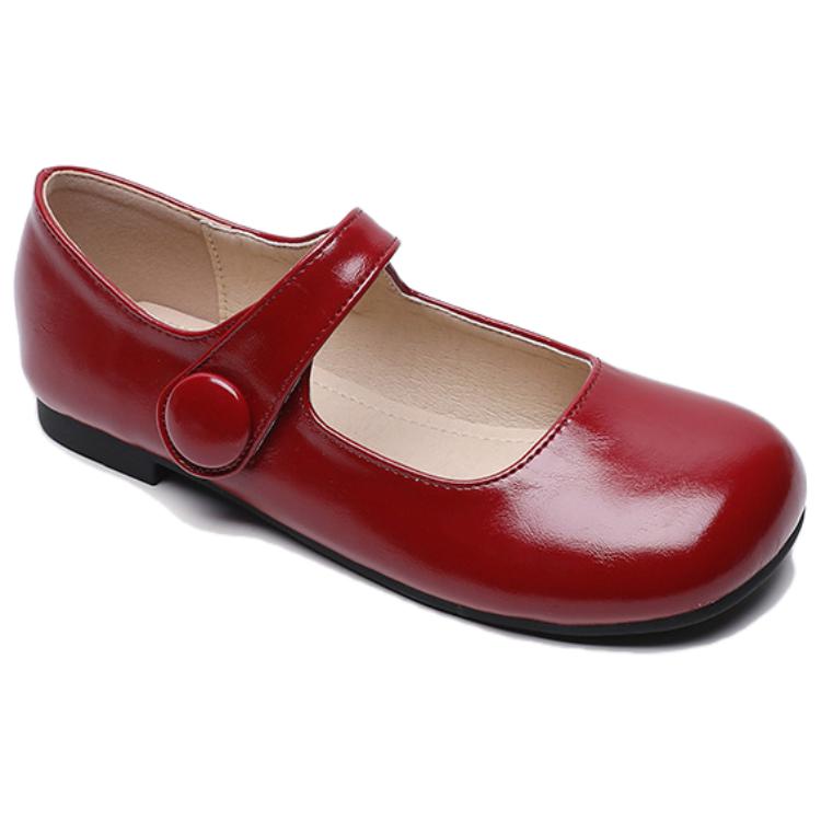QITUMAUL Мэри Джейн туфли женские абрикосовые, цвет Apricot[Heel Height 1cm] — фото 4