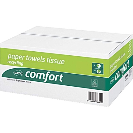 

277150 Бумажные полотенца для рук Comfort, 250 X 330 мм, С-сложение, ярко-белый Wepa