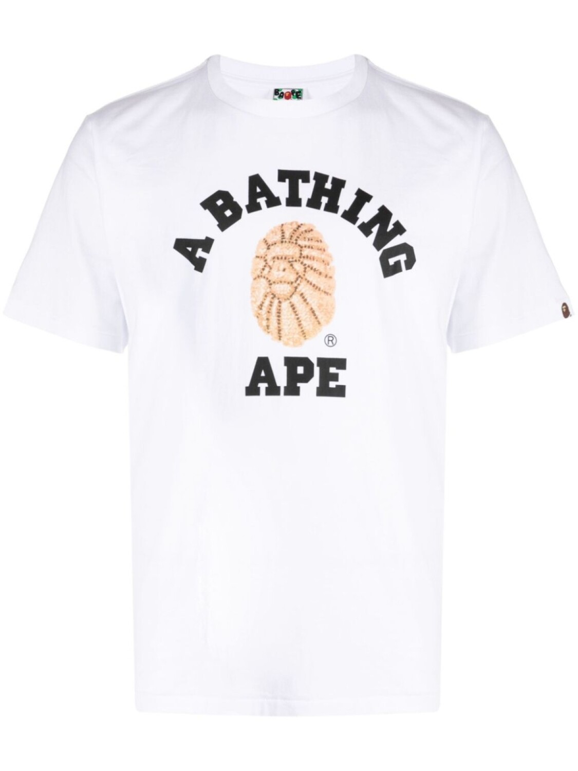 

A BATHING APE футболка Jewels College, белый