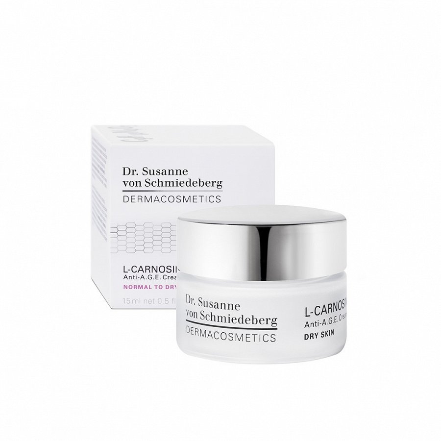 

Укрепляющий крем для лица l-carnosine anti-a g e cream normal to dry skin Dr. Susanne Von Schmiedeberg, 15 мл