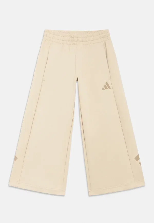 Спортивные штаны Adidas Performance Future Icons Stripes Wide Leg, кристально-льняной/след хаки