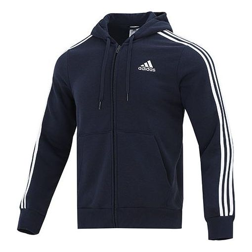 

Худи Men's adidas 3S Fl Fz Hd Cardigan Jacket Navy Blue GK9053