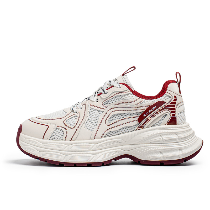 

Qiandongmeili Мужские белые кеды низкие, цвет White