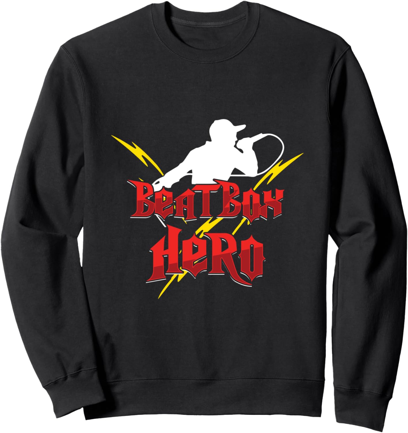 

Битбокс Хип-хоп Исполнитель Гетто Стрит Арт Крутая Битбоксерская Толстовка Music Sound Musician Dj Hip Hop Beatboxing Gift, черный