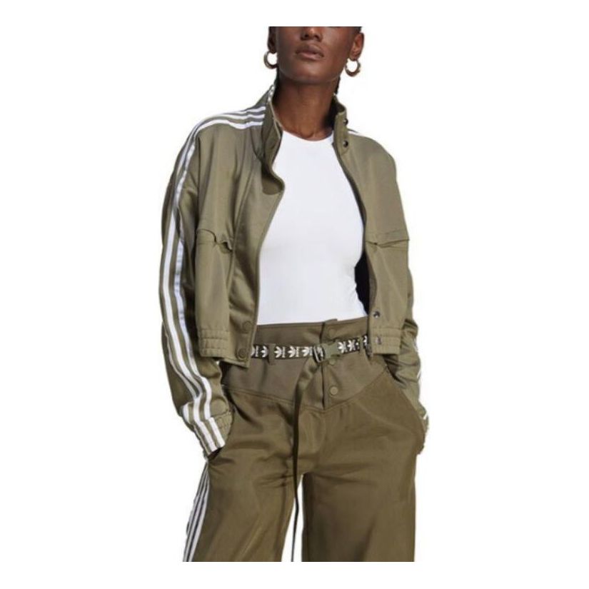(WMNS) Спортивная футболка Adidas 'Оливково-зеленый' — фото 2