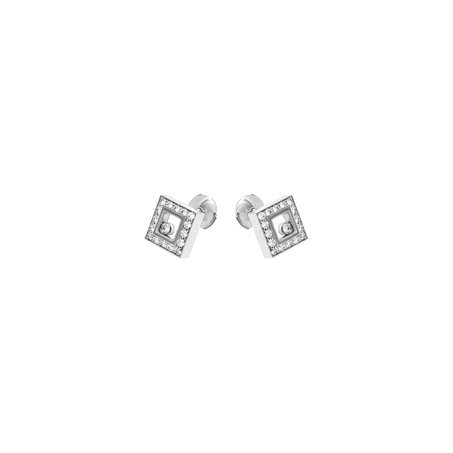 

Серьги Chopard Happy diamond из белого золота с бриллиантами