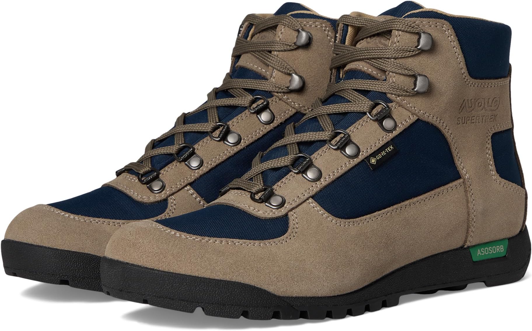 

Походные ботинки Asolo Supertrek GTX ML, цвет Wool/Night Blue