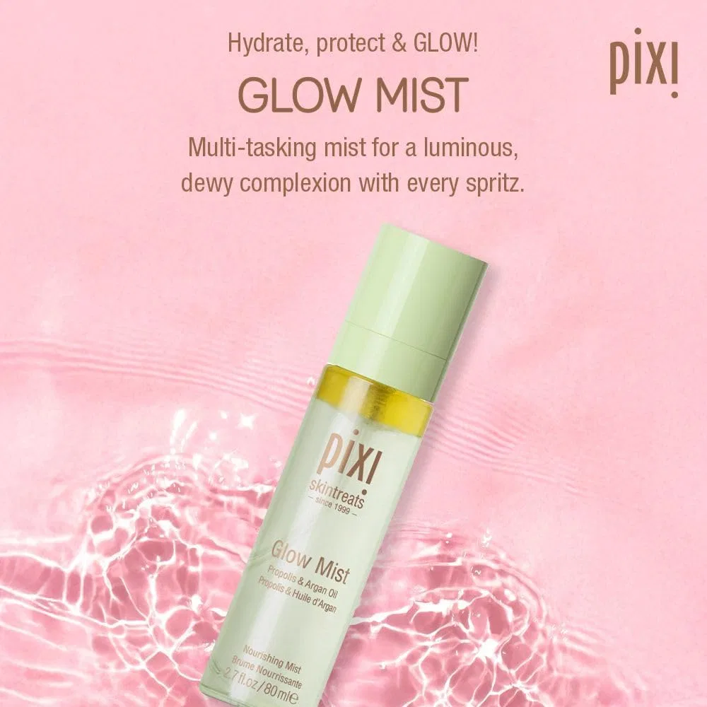 Термальная вода-спрей Pixi Glow Mist с 21 маслом, 80 мл — фото 2