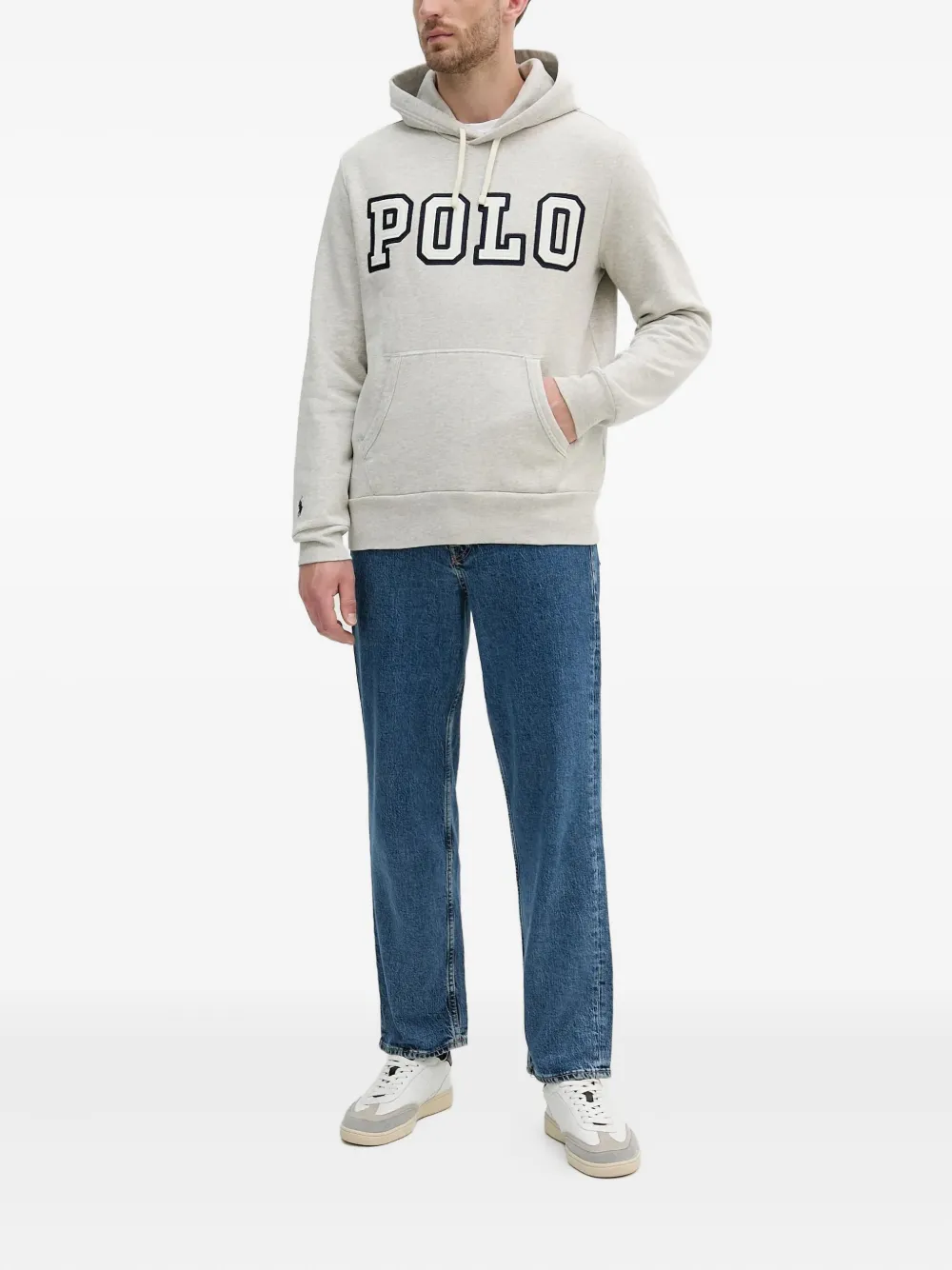 

Худи с вышитым логотипом POLO RALPH LAUREN, нейтральный