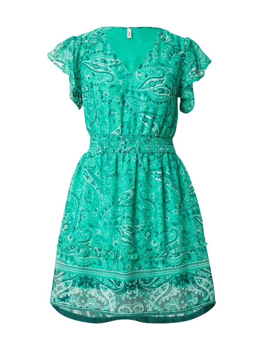 

Летнее платье ONLY ONLValentina, цвет Emerald/Light green/Dark green