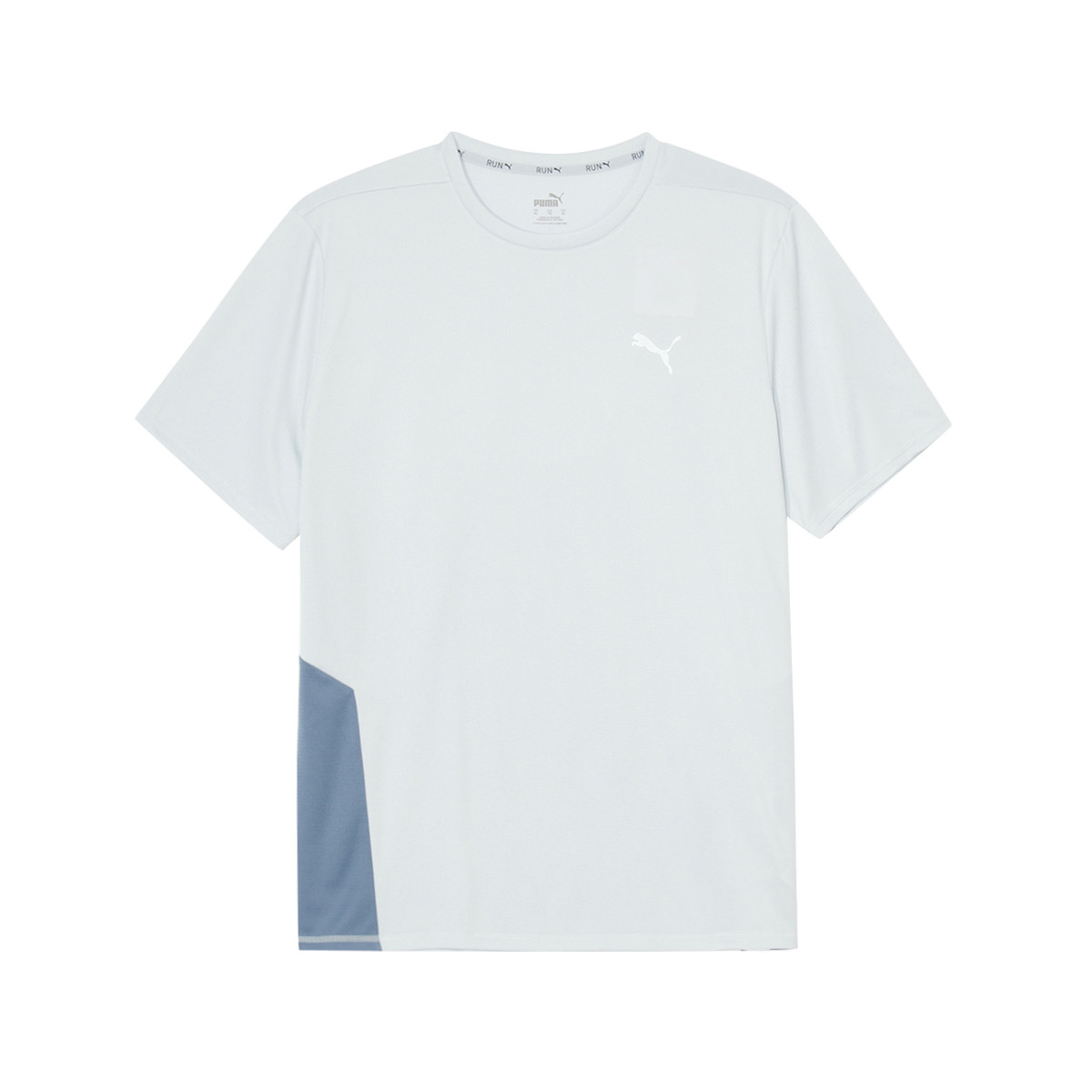 

Футболка RUN FAVORITE мужская PUMA, платина/синий