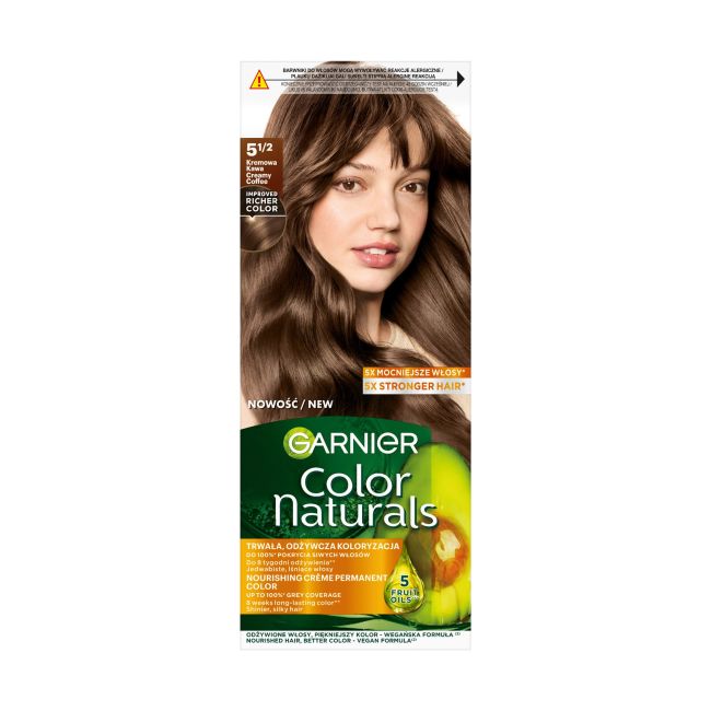 

Краска для волос Color Naturals Garnier, цвет 5 1/2 creamy coffee