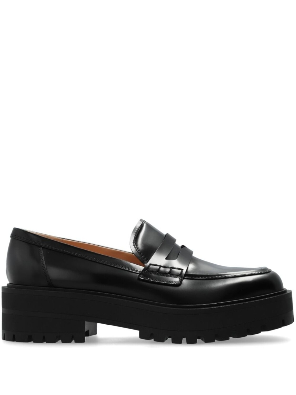 Gianvito Rossi кожаные мокасины, черный