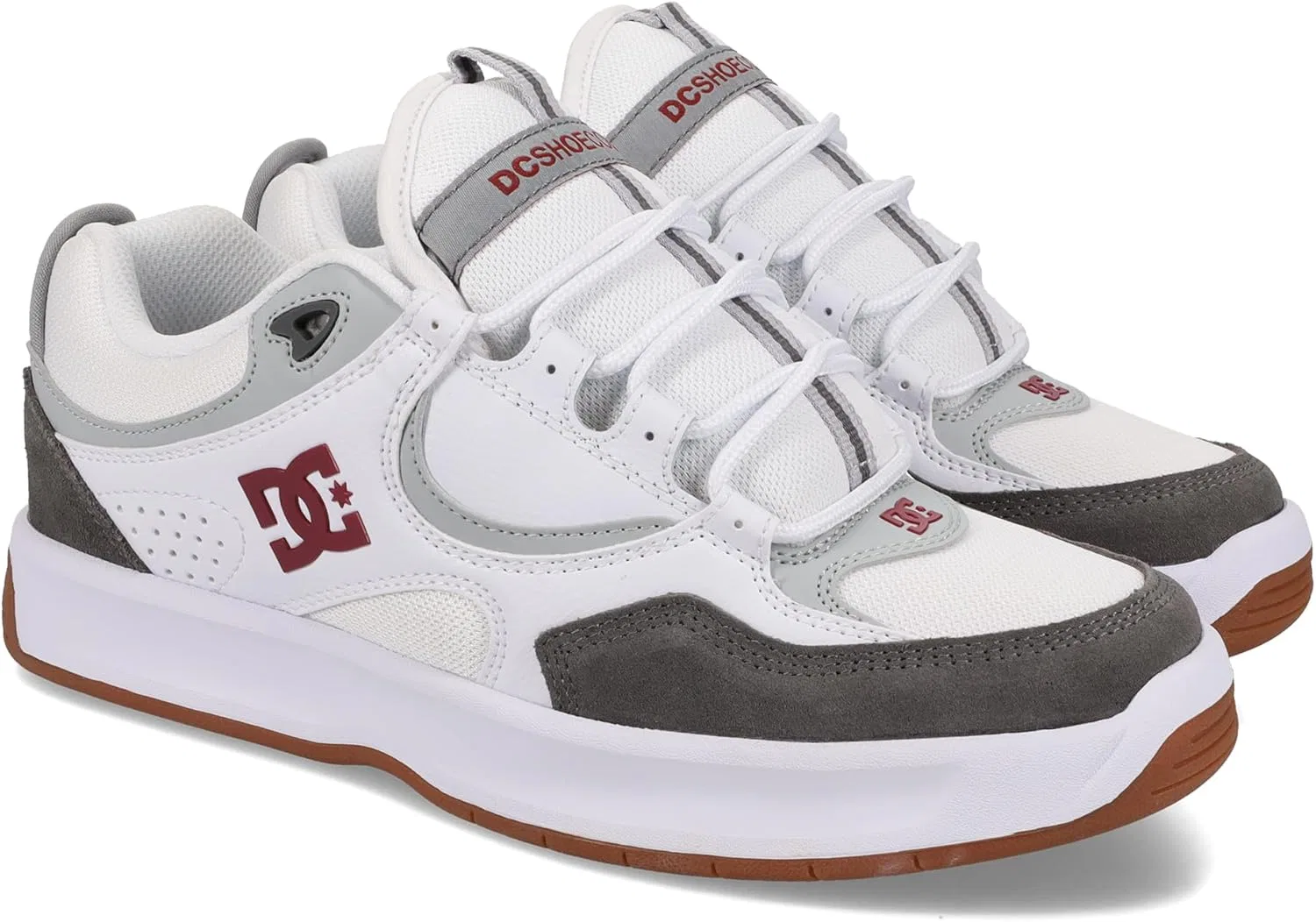 Кроссовки для скейтбординга DC Men's Kalynx Zero, белый/красный/серый