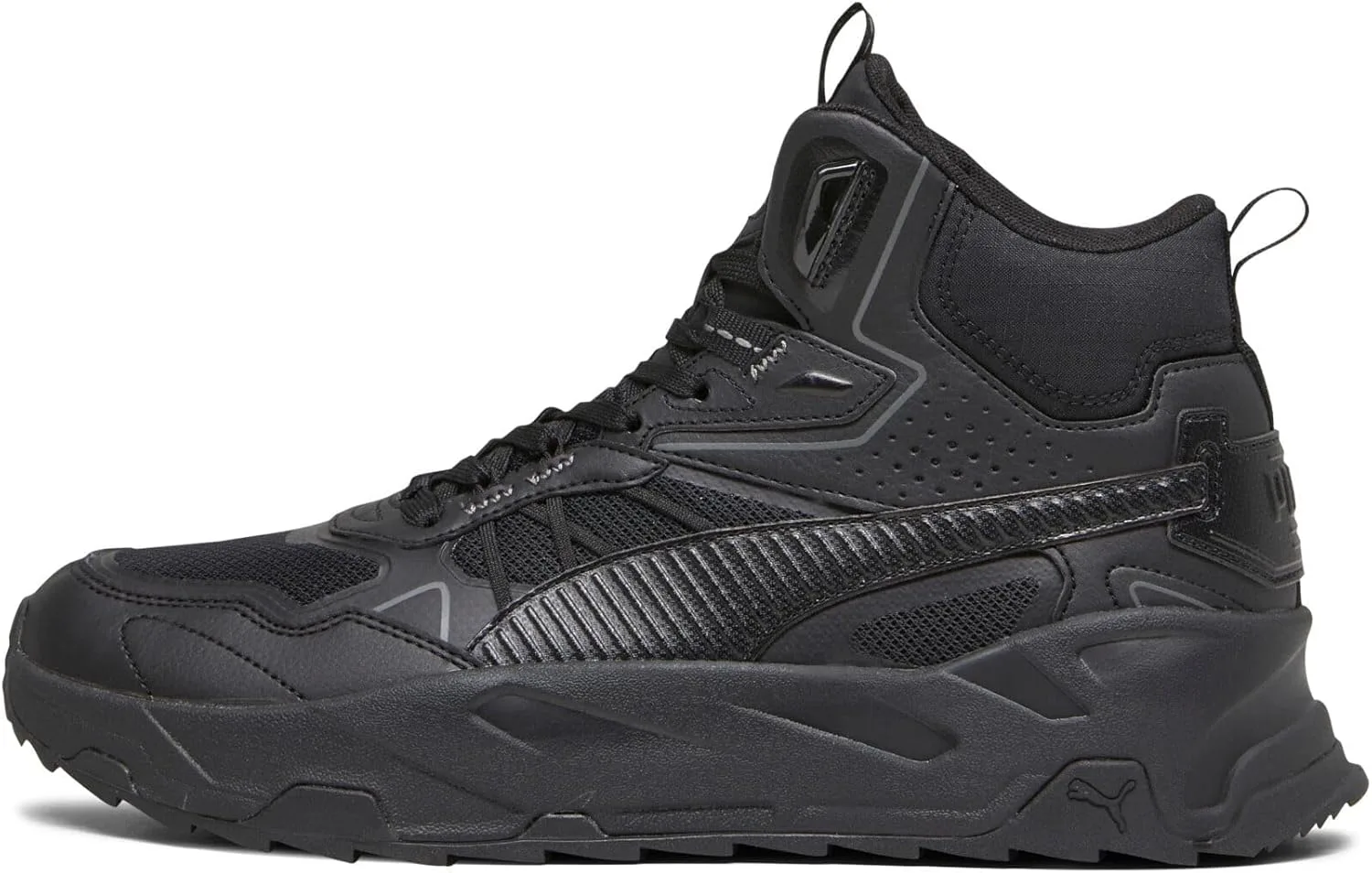 Унисекс кроссовки для легкой атлетики PUMA Trinity Mid Hybrid, черный/темно-серый