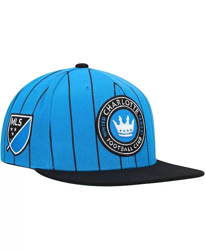 

Мужская голубая кепка Snapback с булавкой Charlotte FC Team Mitchell & Ness, синий