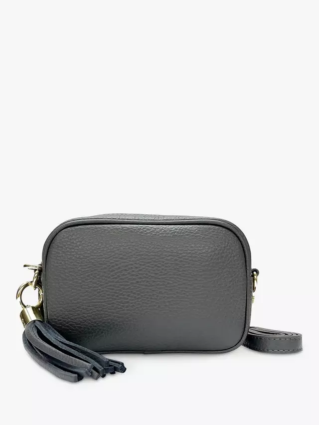 

Сумка кросс-боди Apatchy The Mini Tassel Leather, цвет dark grey