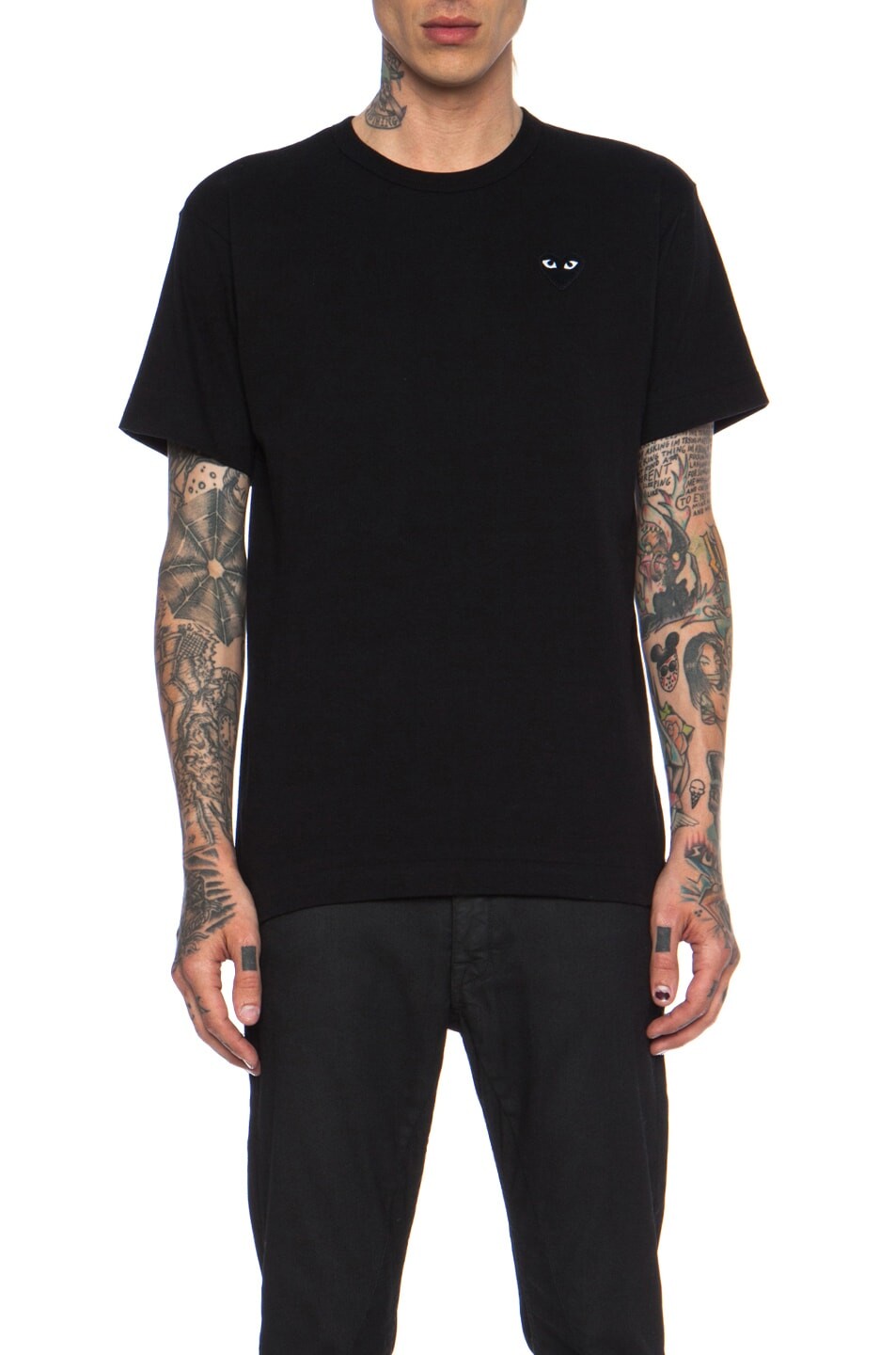 

Футболка Comme des Garçons Black Emblem Cotton, черный