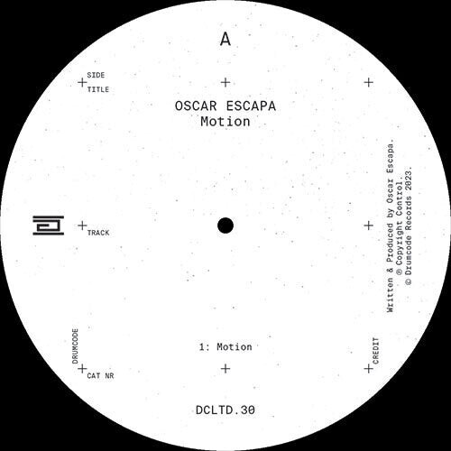 

Сингл 12" Oscar Escapa: Motion