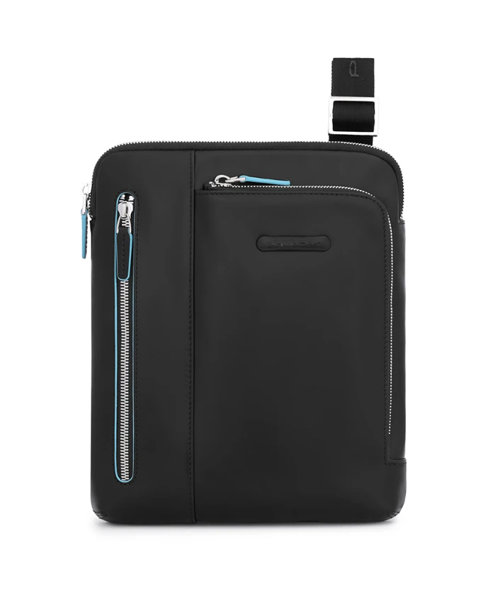 

Наплечная сумка с двумя передними карманами Piquadro, черный