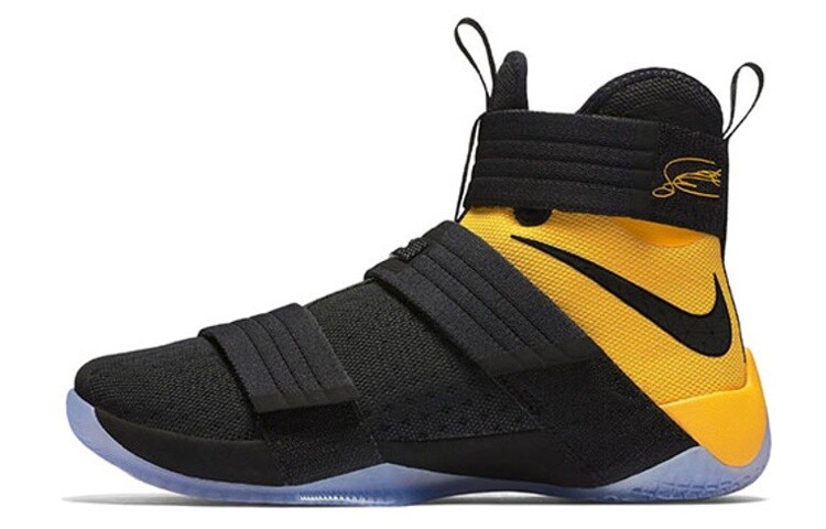 

Кроссовки Nike LeBron Zoom Soldier 10 Black Uni Gold
