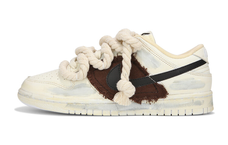 

Женские кроссовки для скейтбординга Nike Dunk Low, молочный, Белый, Женские кроссовки для скейтбординга Nike Dunk Low, молочный
