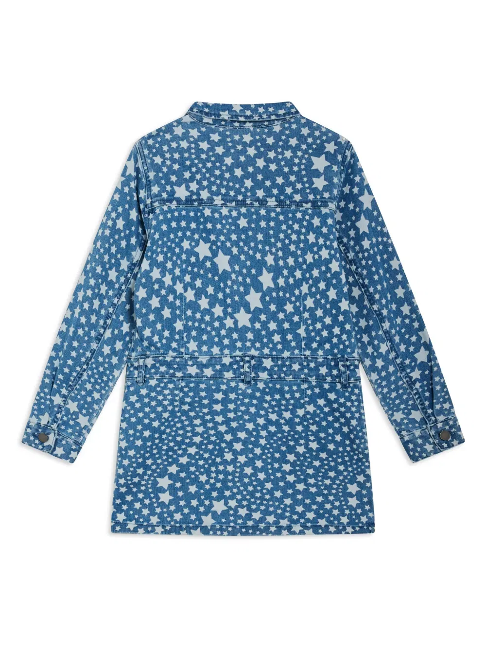 Платье со звездным принтом Stella Mccartney Kids, синий — фото 2