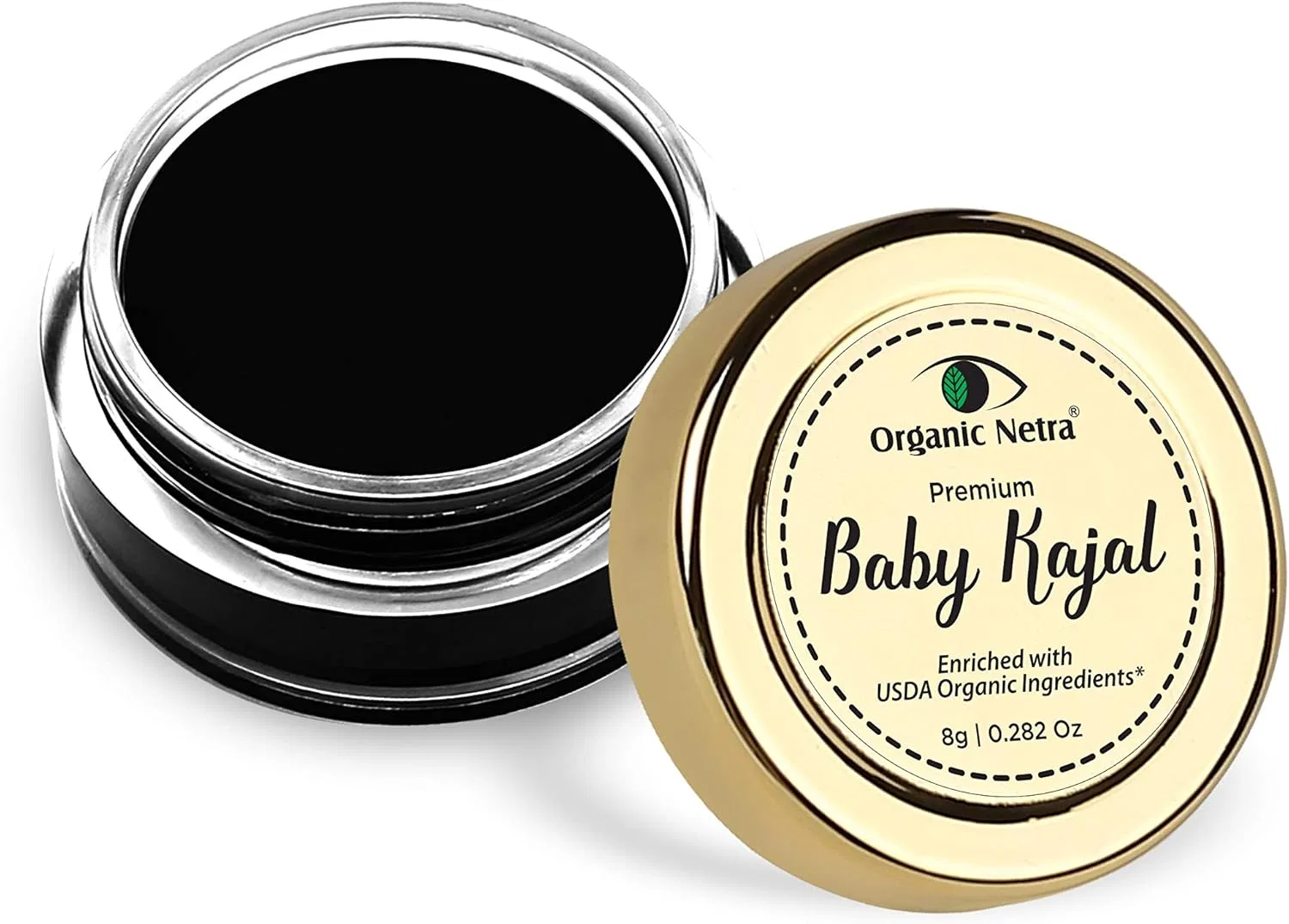 Подводка для глаз матовая Organic Netra, 2 шт, 16 г, черный — фото 2