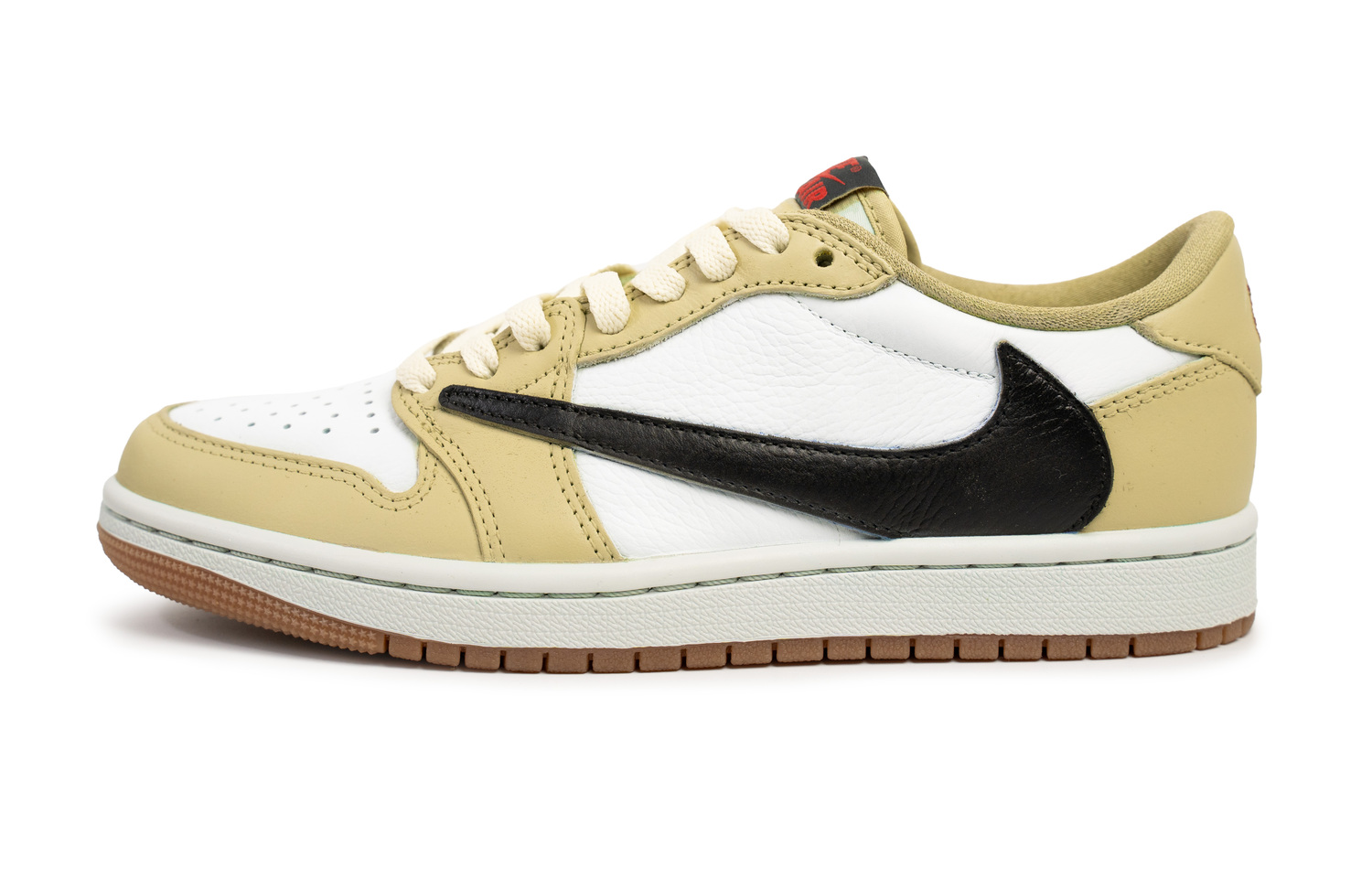 

Jordan Кроссовки Travis Scott X Air Cushioned Slip-Resistant Low-Top Vintage Basketball Shoes Unisex Black White Brown