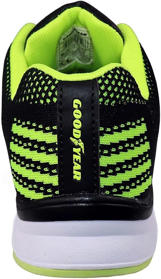 Мужские кроссовки Goodyear с защитой, черный/зеленый — фото 2